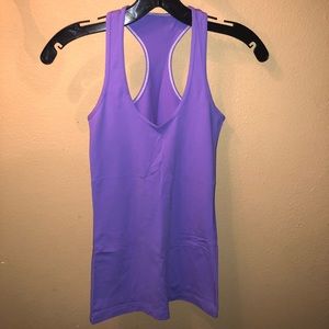A fitted Lululemon tank top